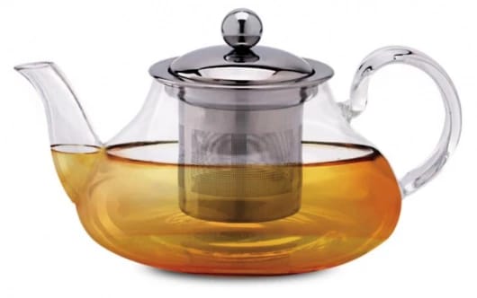 Чайник заварочный стеклянный "Вербена" 800мл с ситом из нерж.стали арт.QXA123-08, норма - фото 1
