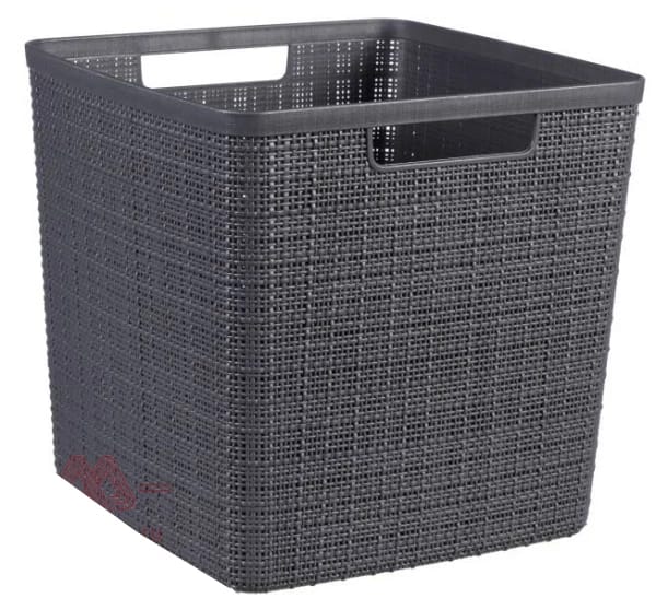 Корзина Джут квадратная 17л (арт. 1906 глубокая тень), норма - фото 1