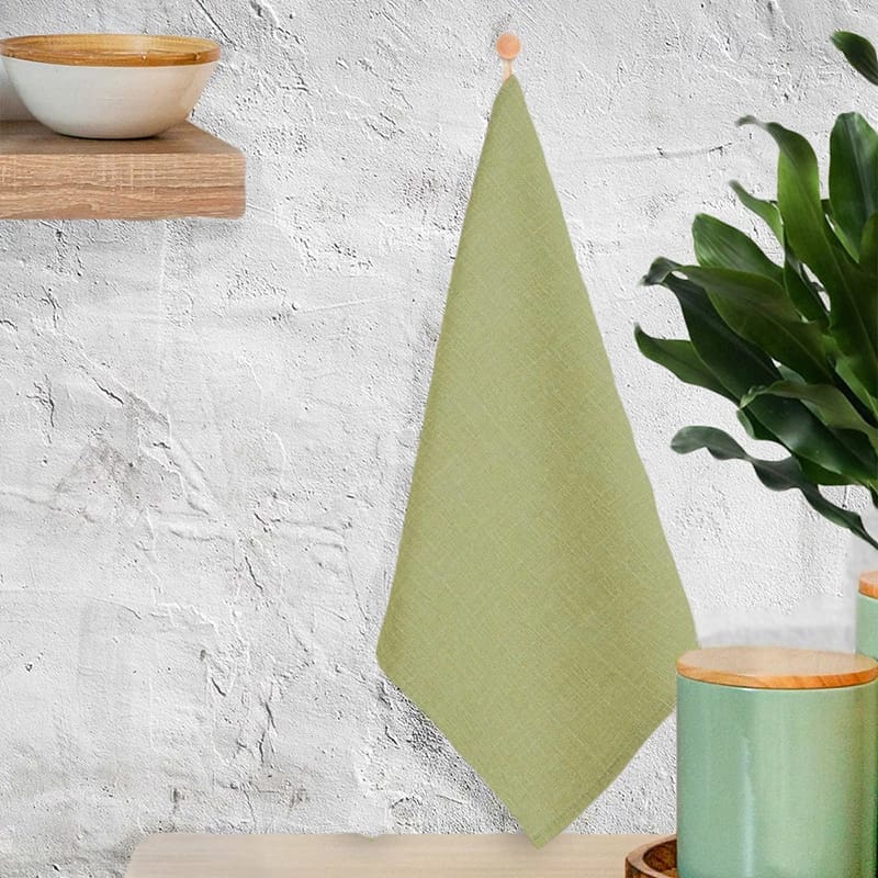 ПОЛОТЕНЦЕ С ПЕТЕЛЬКОЙ КИПЕРНАЯ ЛЕНТА,(ФИСТАШКОВЫЙ), 45*60 ,ПАКЕТ ,ФЛАЕР. АРТ.01044, норма - фото 1