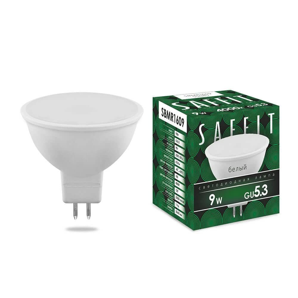 Лампа светодиодная "SAFFIT" GU5.3 9W 4000K (SBMR 1609) (арт. 55085), норма - фото 1