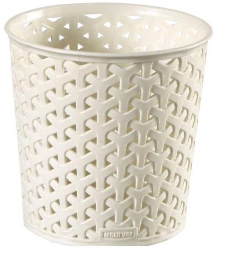 Корзина плетеная МОЙ СТИЛЬ круглая 10,5*10,5*11 см (арт.716 кремовый), норма - фото 1