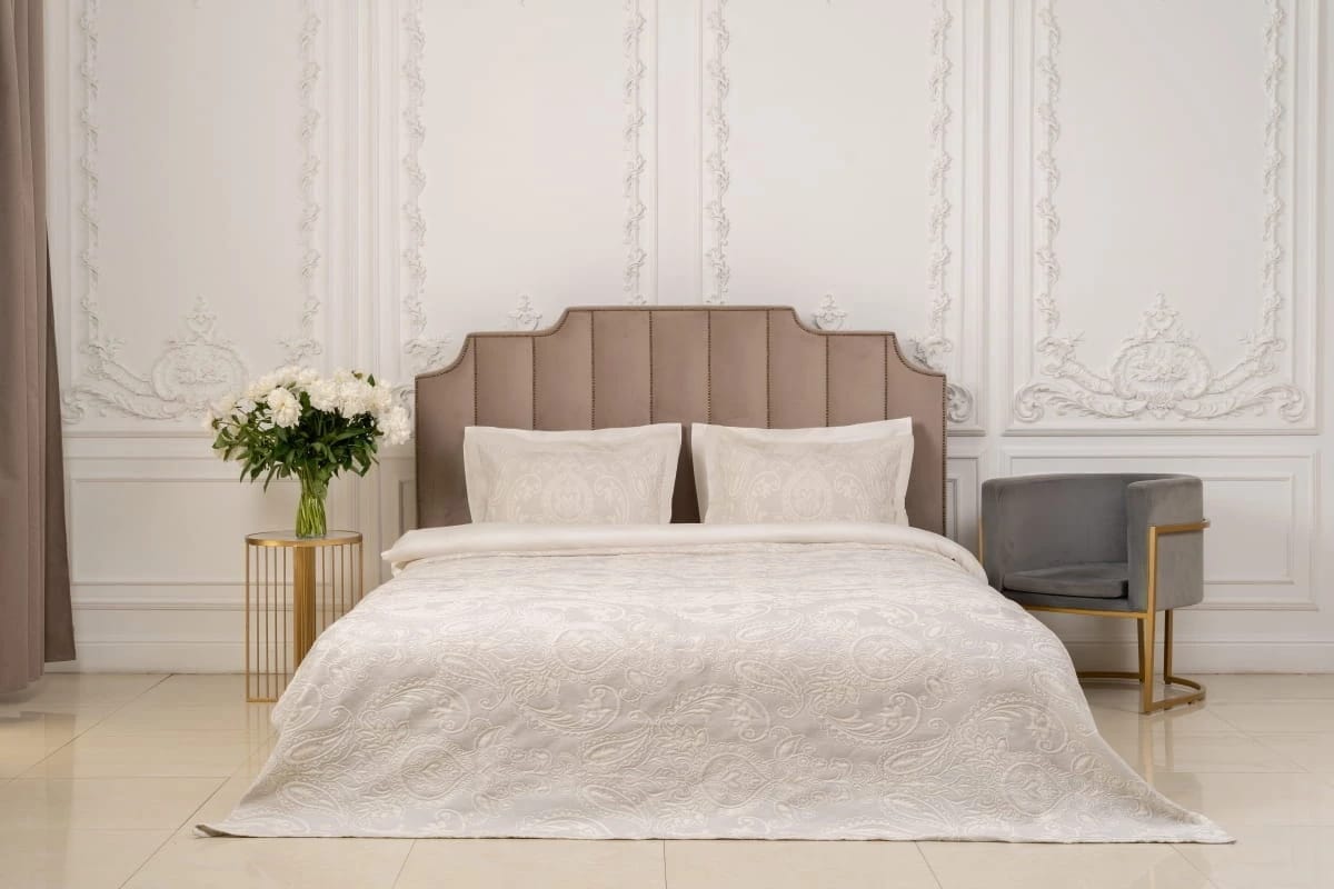 Покрывало Arya 230*250 - 2 нав. 50*70 Suwi Бежевый, норма - фото 1