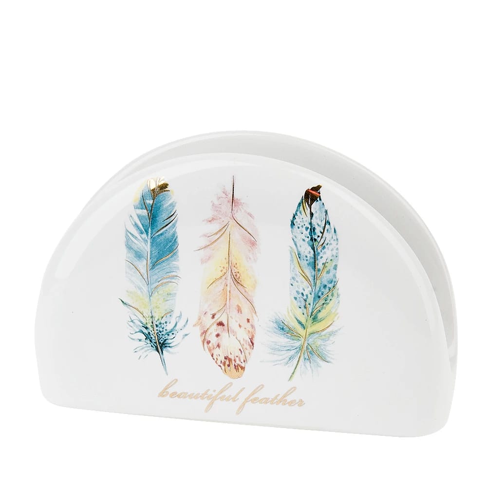 Салфетница "Перья" 12,5*3,5*8 см, п/у. (арт.1750179), норма - фото 1