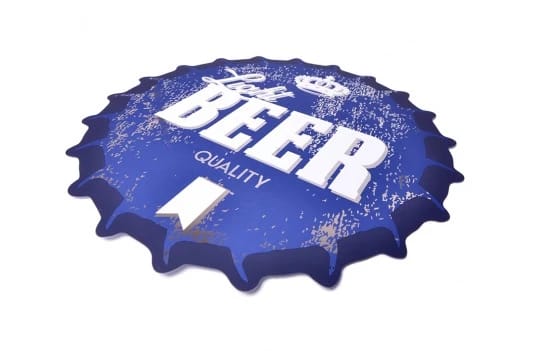 КОВРИК СЕРВИРОВОЧНЫЙ BEER 38 СМ КРУГЛЫЙ (ПЛАСТИК) (АРТ.0681), норма - фото 1