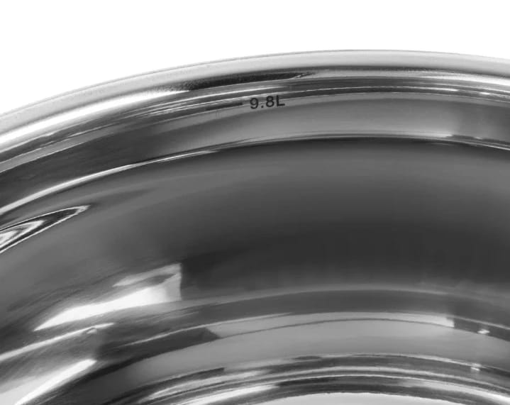 Кастрюля 10,0 л/ 28 см, нерж. сталь (арт.НМ 5870), норма - фото 3