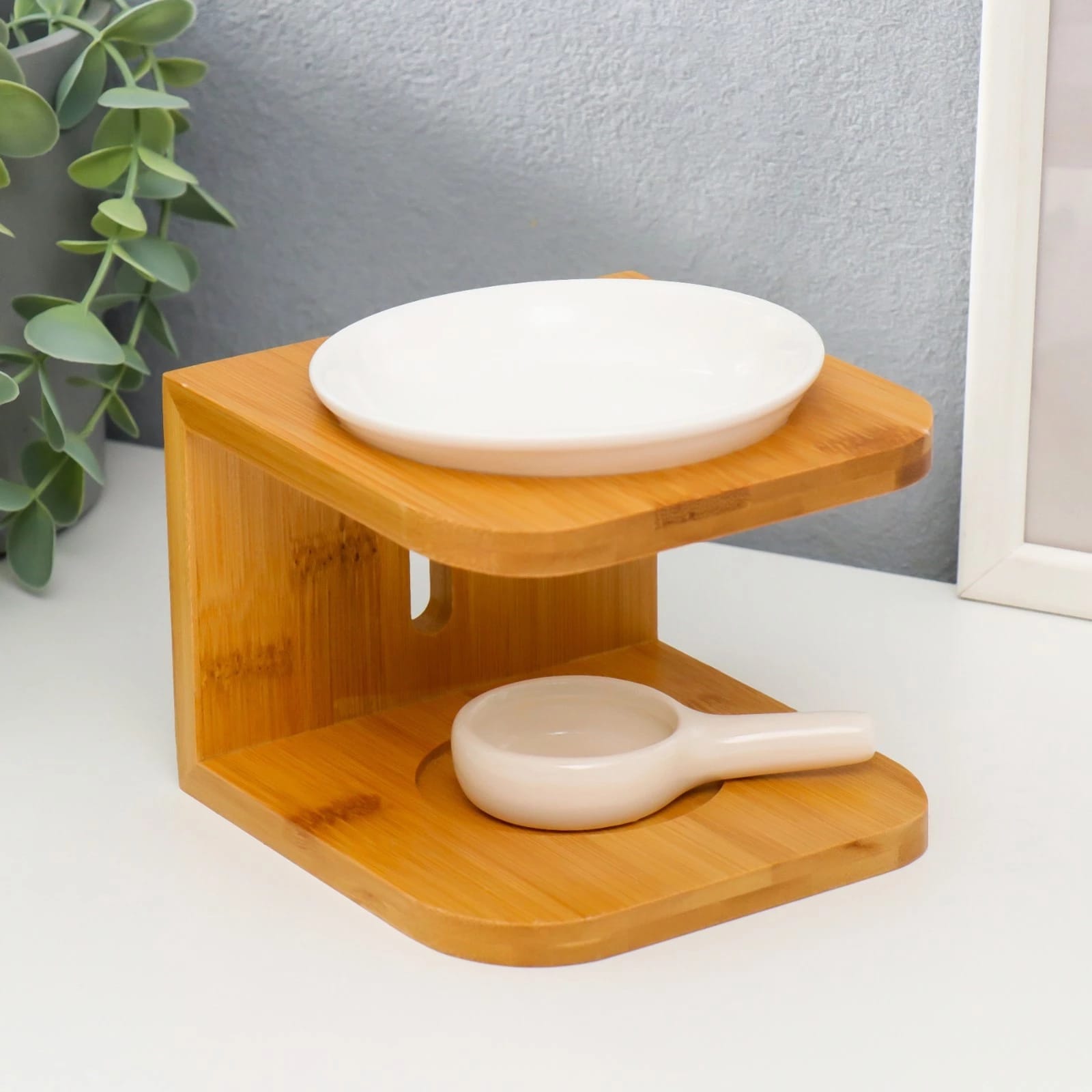 Аромалампа "Стиль" бамбук, керамика 7342404, норма - фото 1