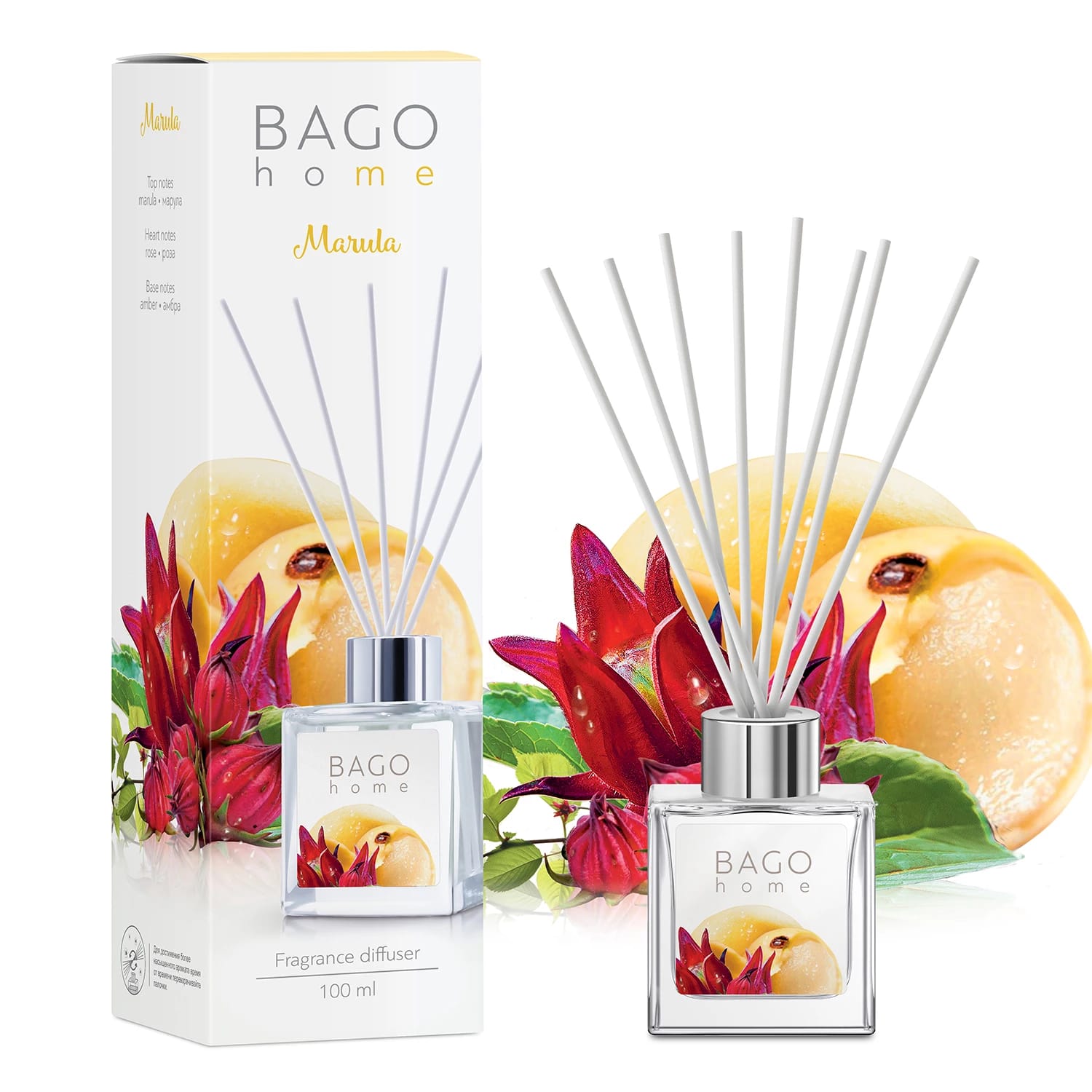 ДИФФУЗОР АРОМАТИЧЕСКИЙ МАРУЛА 100 МЛ (АРТ.BGH0110), норма - фото 1