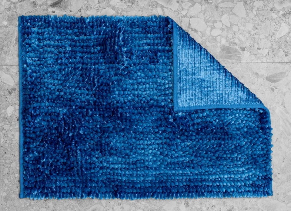 Коврик Arya 50x70 Senfoni из Переливающей Синели Синий, норма - фото 2