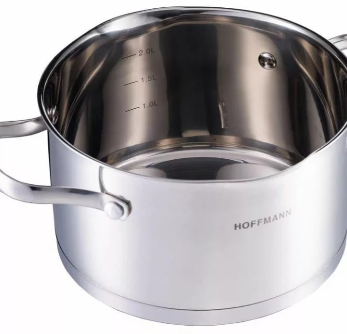 Кастрюля 4,7 л/ 22 см со сливом, нерж. сталь (арт.НМ 5622), норма - фото 3