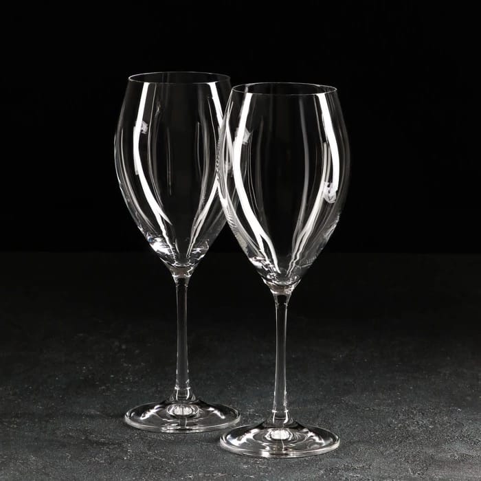 Набор бокалов для вина "София" 2 шт.*490 мл (арт. 40814/490/2), норма - фото 3