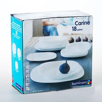 Набор столовый CARINE WHITE 18пр. (N2184), норма - фото 1