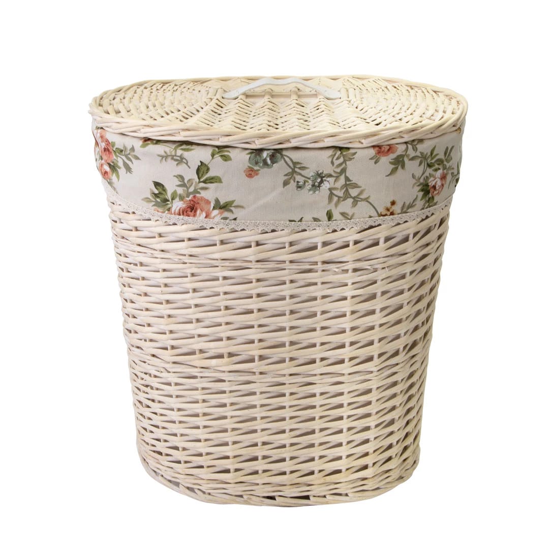 Корзина для белья "Rose", овальная Д490 Ш360 В550, натуральный, норма - фото 1