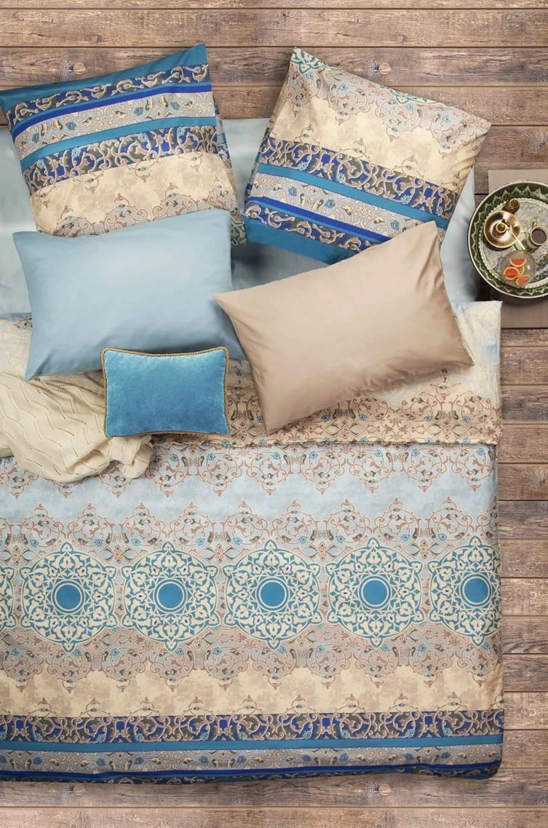 Комплект пост. белья Семейный "Сова и Жаворонок", бязь, Марракеш, n50, норма - фото 1