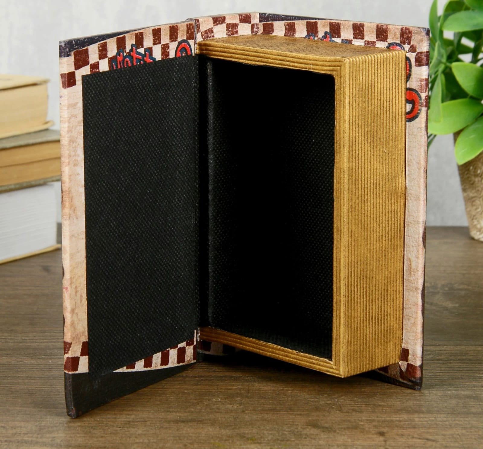 Шкатулка-книга "Быстрый мотор" 16х11х4,5 см, кожзам, дерево 4060593, норма - фото 2