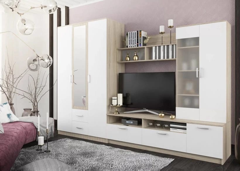 СОФИ/NEW (ДУБ СОНОМА/БЕЛЫЙ), норма - фото 3