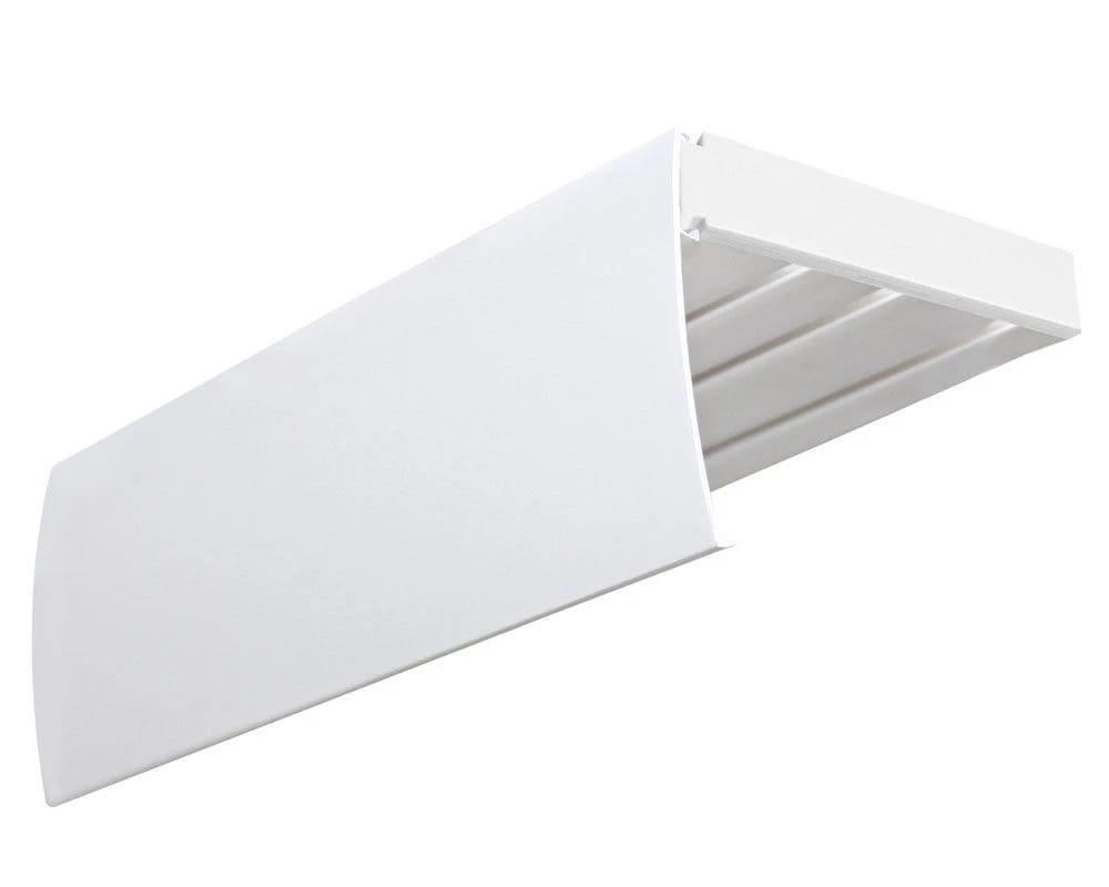 Карниз шиный, комплектный, 3-х рядный "Эконом+", пластик, белый, 260см., норма - фото 1