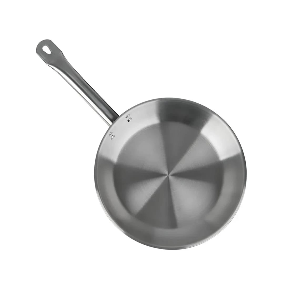 Сковорода 24см б/кр [ОБЩЕПИТ] корпус 0,6мм индукц. дно ТРС 3,5мм (арт. КТ-ОБ-СН-24), норма - фото 4