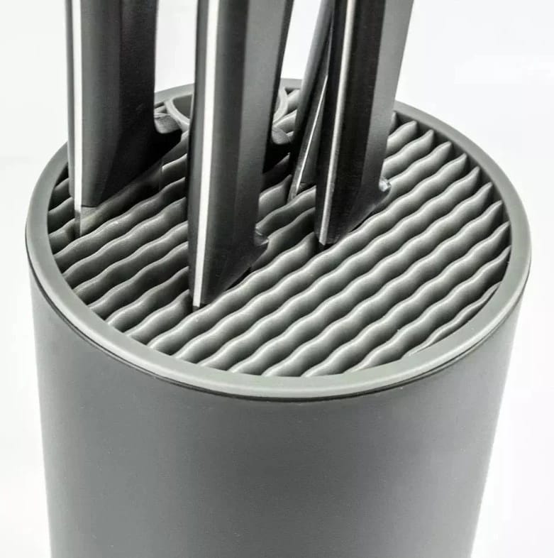 Набор ножей TimA "BlackSet" 5 шт. на подставке (арт. BS-ST1), норма - фото 2