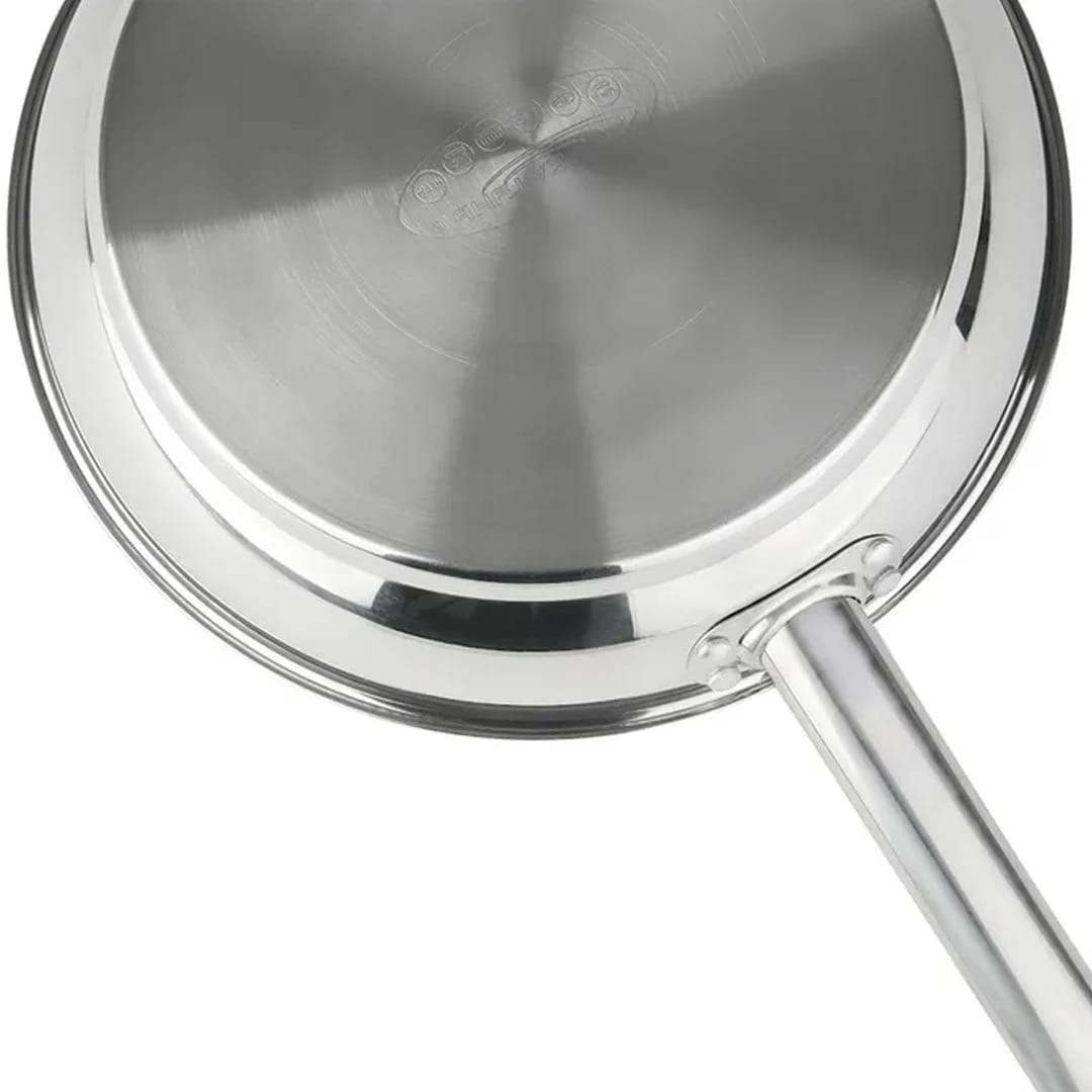 Сковорода 24см б/кр [ОБЩЕПИТ] корпус 0,6мм индукц. дно ТРС 3,5мм (арт. КТ-ОБ-СН-24), норма - фото 2