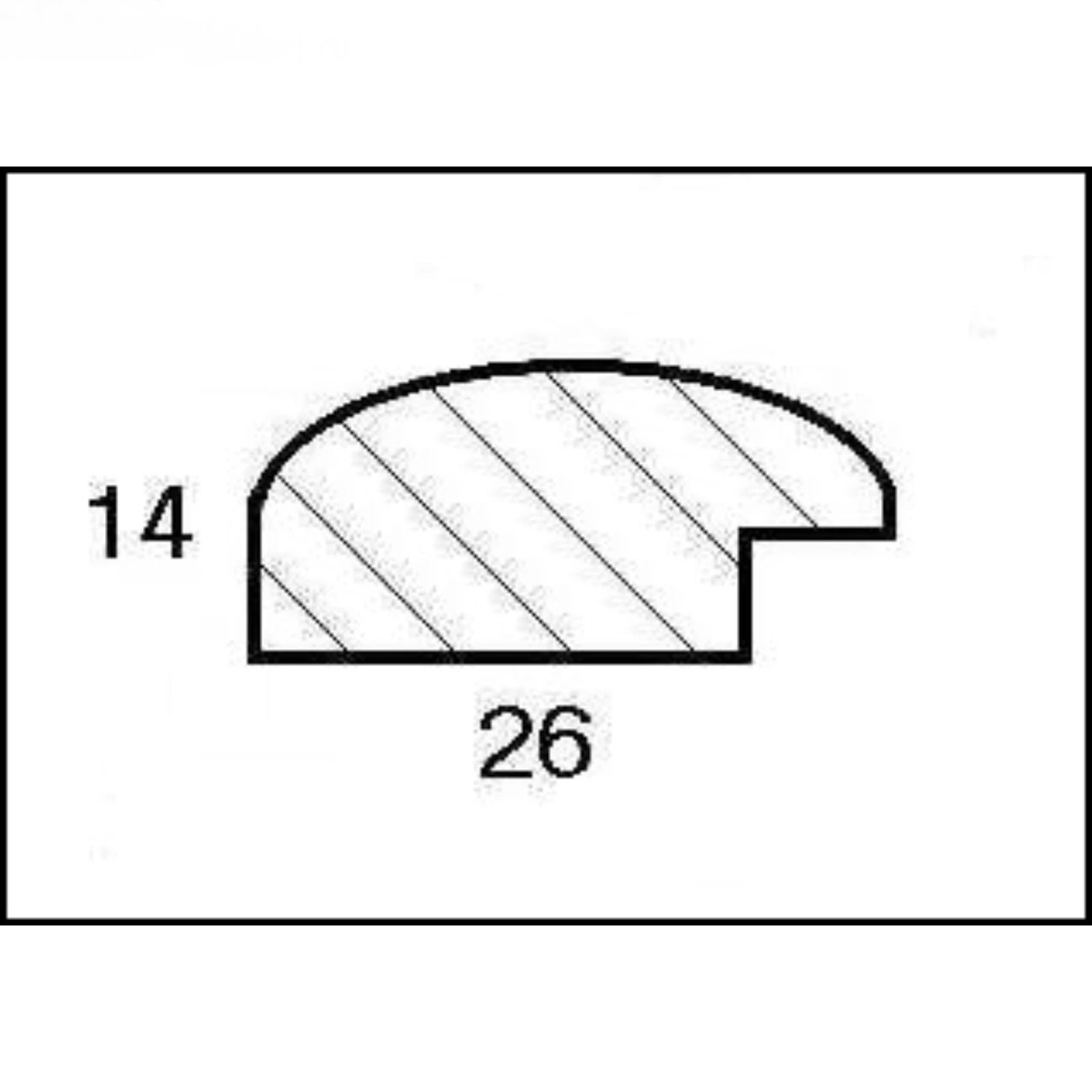Рама для картин (зеркал) дерево 30*40*2.6 см, Berta белая 1235775, норма - фото 5
