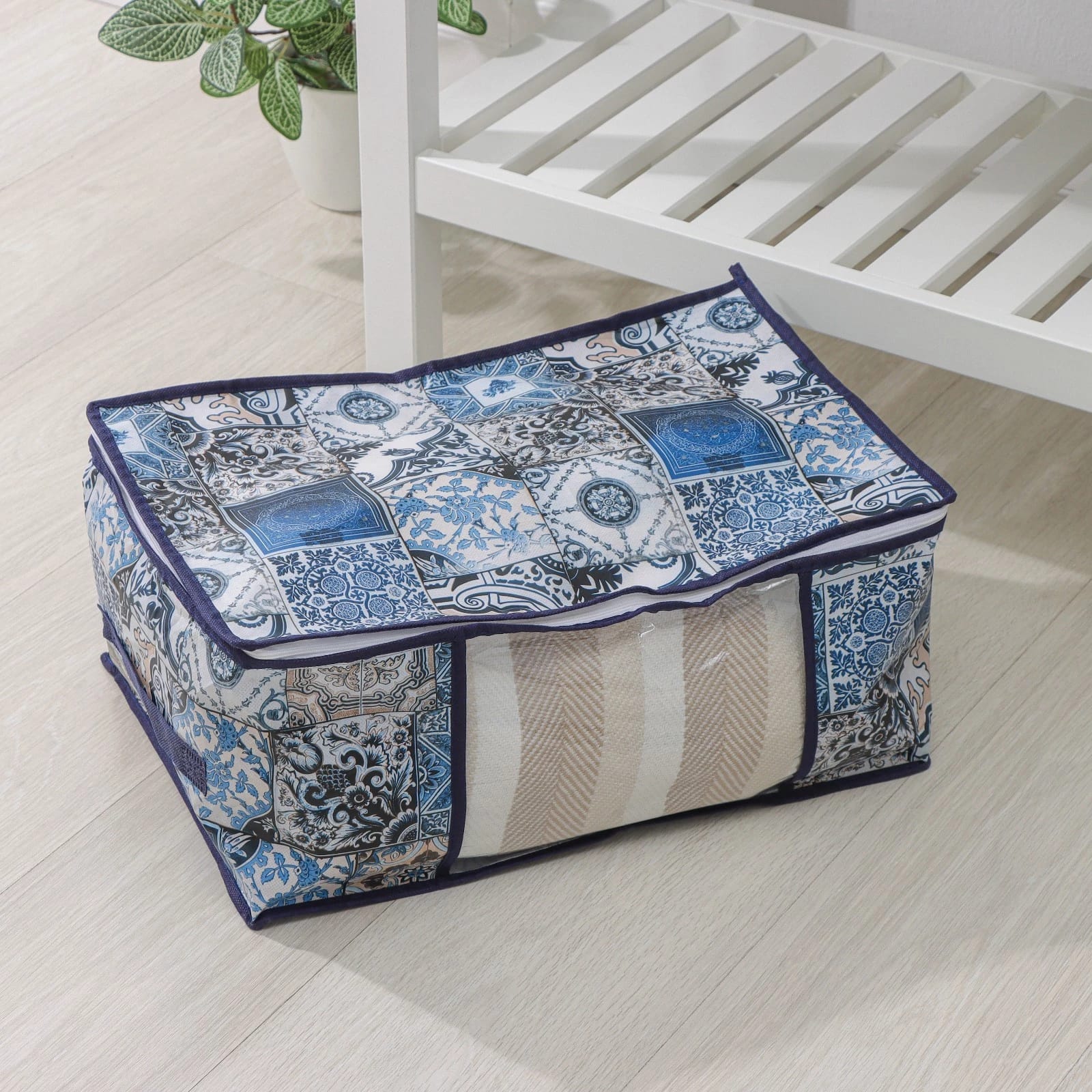 Кофр для хранения вещей 45х30х20 см "Мозаика" 7515099, норма - фото 1