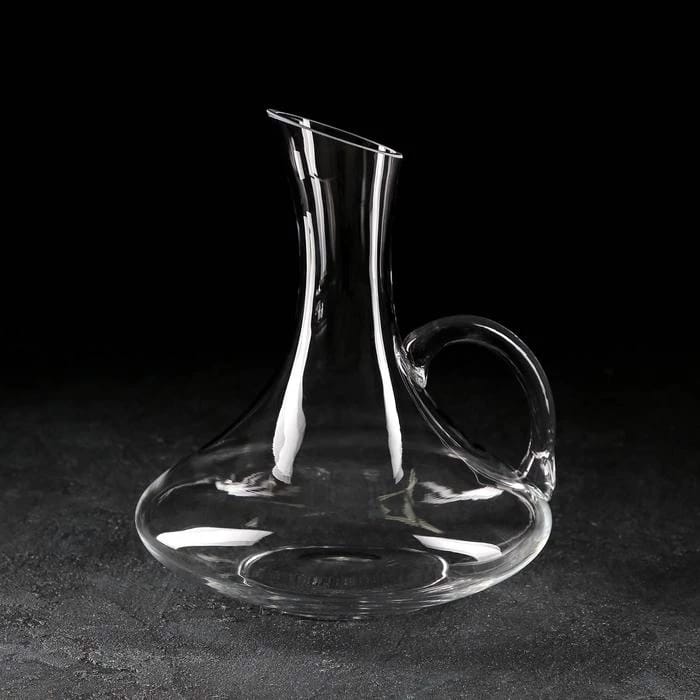 Декантер с ручкой "Мэрло" 1500 мл, 19х24,5 см 3907319, норма - фото 3
