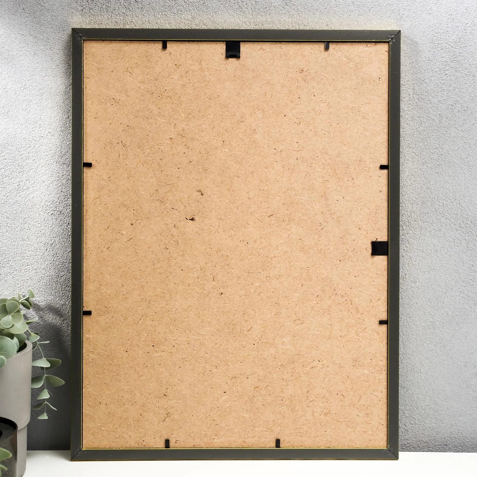 Фоторамка пластик Gallery 30х40 см, 641811 золото 6893847, норма - фото 2