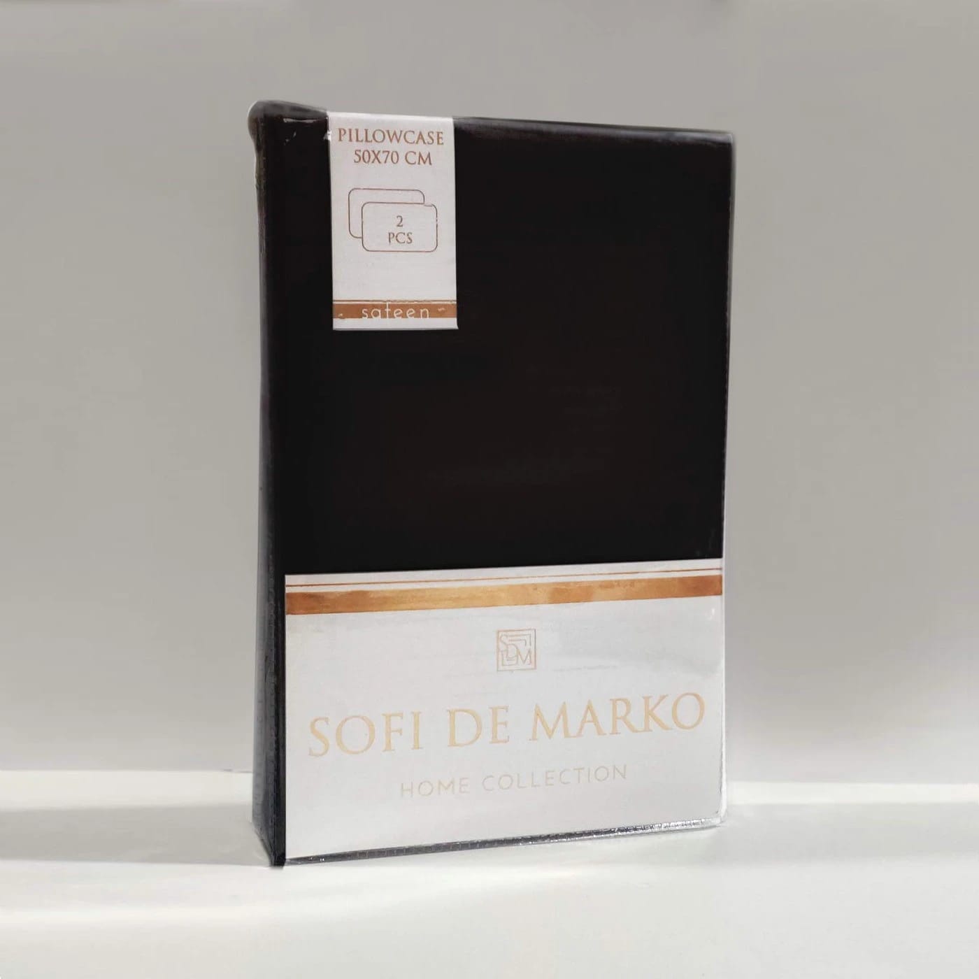 КОМПЛЕКТ НАВОЛОЧЕК 70Х70 ИЗАБЕЛЬ №12 (2ШТ) ЧЕРНЫЙ, норма - фото 1