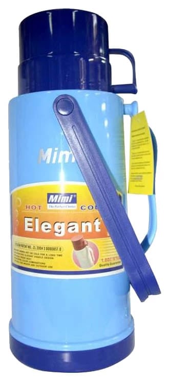 Термос Mimi "ELEGANT" 1,8 л, стекл. колба, узкое горло (арт. ЕТ180), норма - фото 1