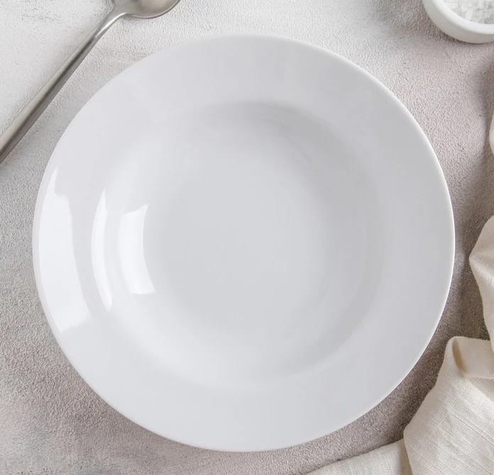 Тарелка 20см глубокая "Идиллия" "белье" 1035441, норма - фото 1