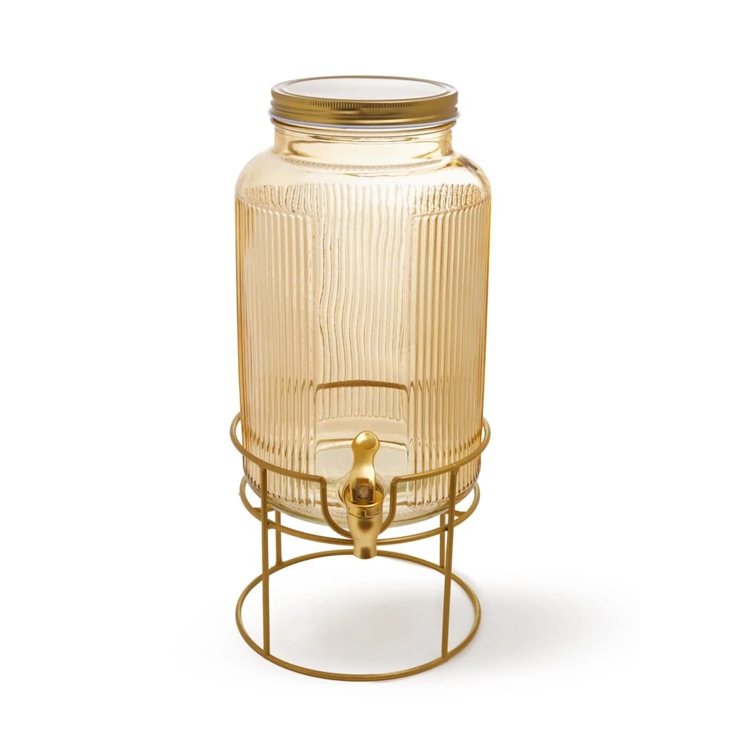 Диспенсер для напитков 5800 мл с подставкой (стекло) (арт. 16396), норма - фото 1