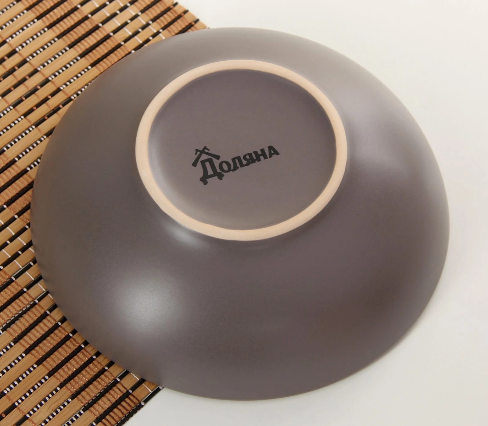 Набор столовый "Пастель" на 6 персон 18 пр., коричневый 2681904, норма - фото 2