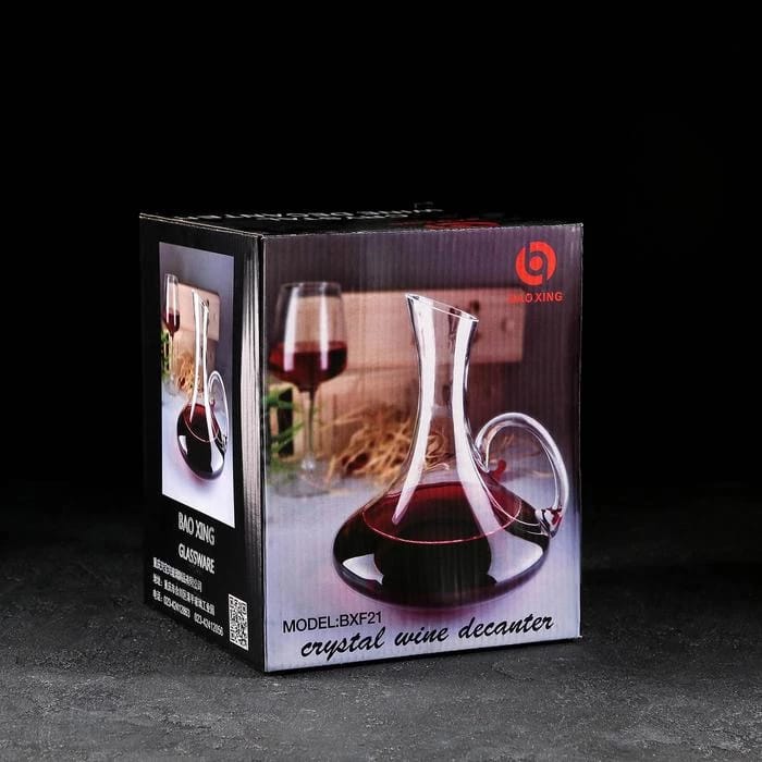 Декантер с ручкой "Мэрло" 1500 мл, 19х24,5 см 3907319, норма - фото 2