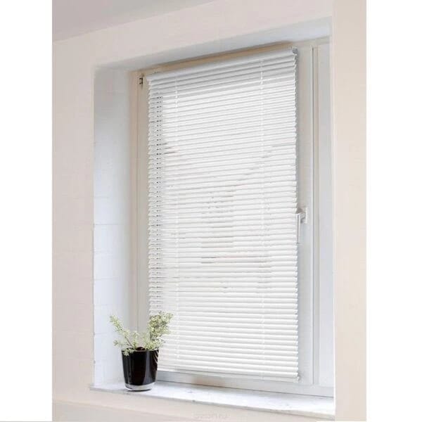 Жалюзи алюминиевые (венецианские шторы) 70х160см 25мм белый 5008070160, норма - фото 2