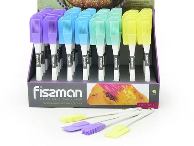 ИНСТРУМЕНТЫ ДЛЯ ВЫПЕЧКИ СИЛИКОНОВЫЕ (КИСТОЧКА, ЛОПАТКА) 24 СМ (ПРОМО- 48 ШТ.) (АРТ. 7017), норма - фото 1