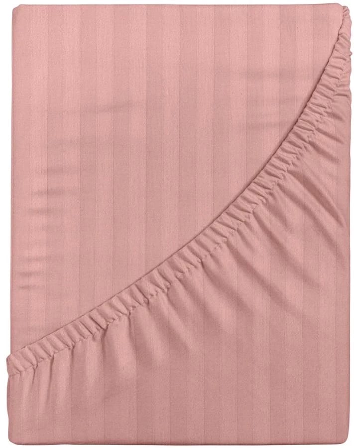 Простыня на резинке 180/200 "Verossa" Stripe пудра 70076 ST13 01, норма - фото 1