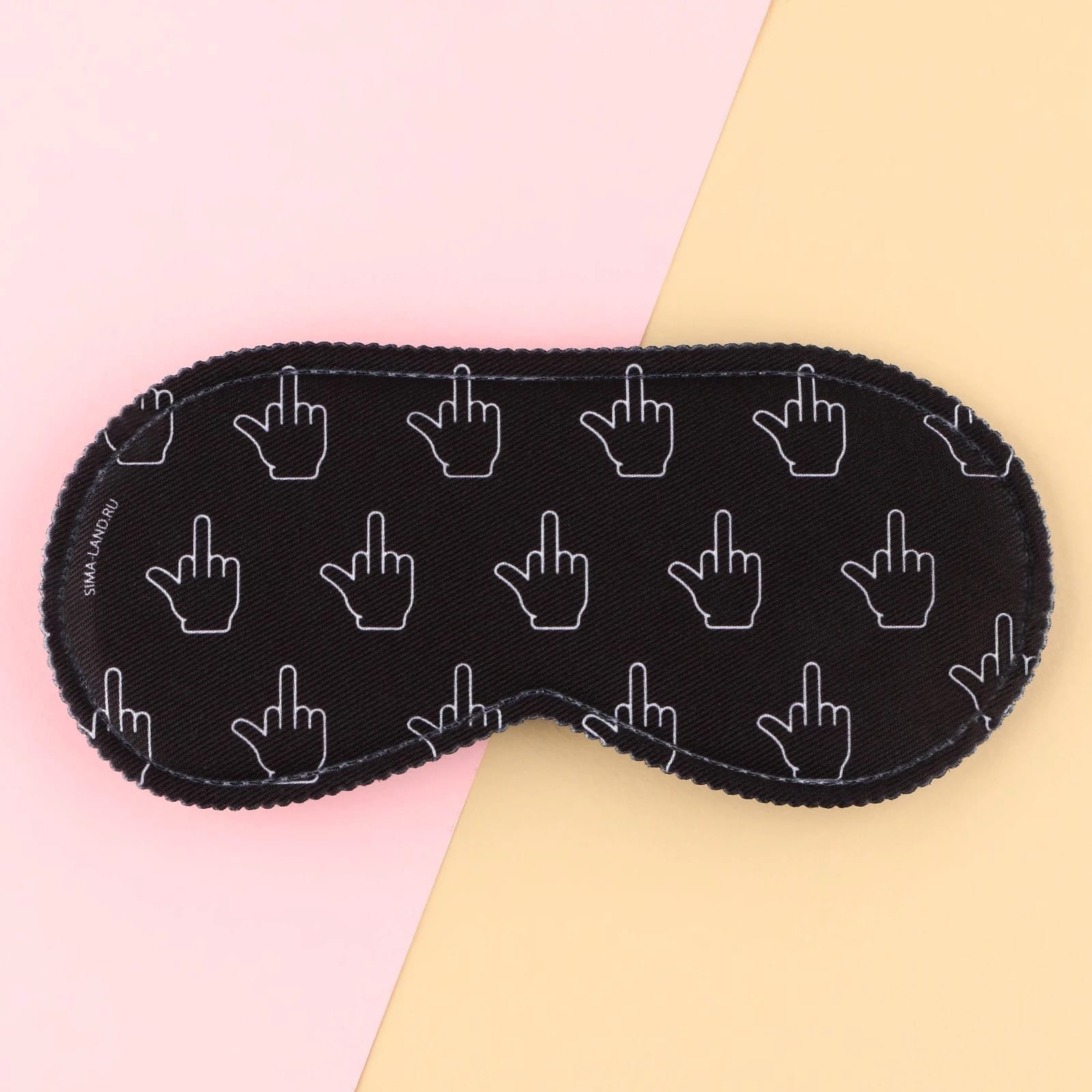 Маска для сна "Фак" 19,3х9,5 см 9112981, норма - фото 1