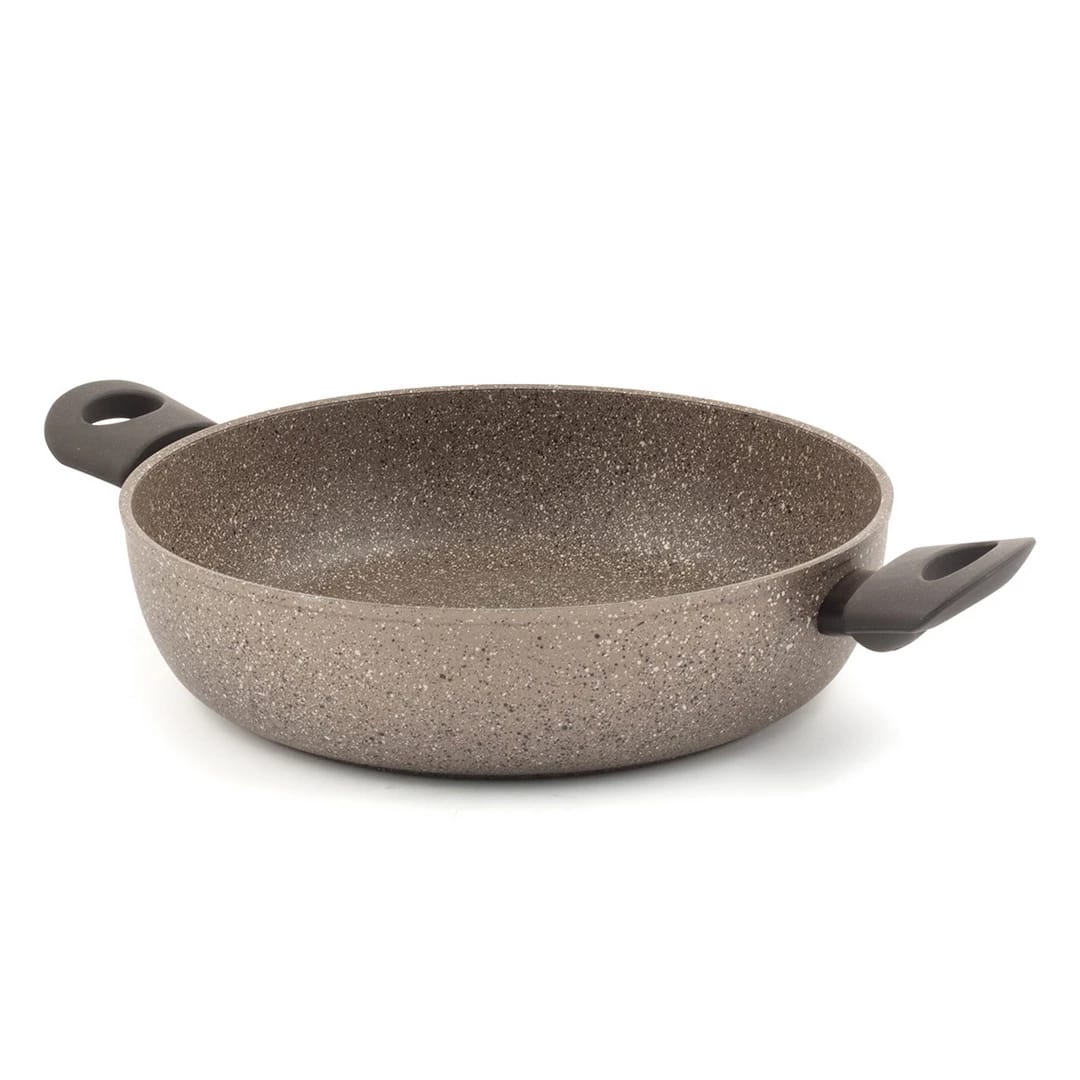 Сотейник TVS ART GRANIT INDUCTION 28см, с 2-мя ручками (арт. ATI-2128), норма - фото 2