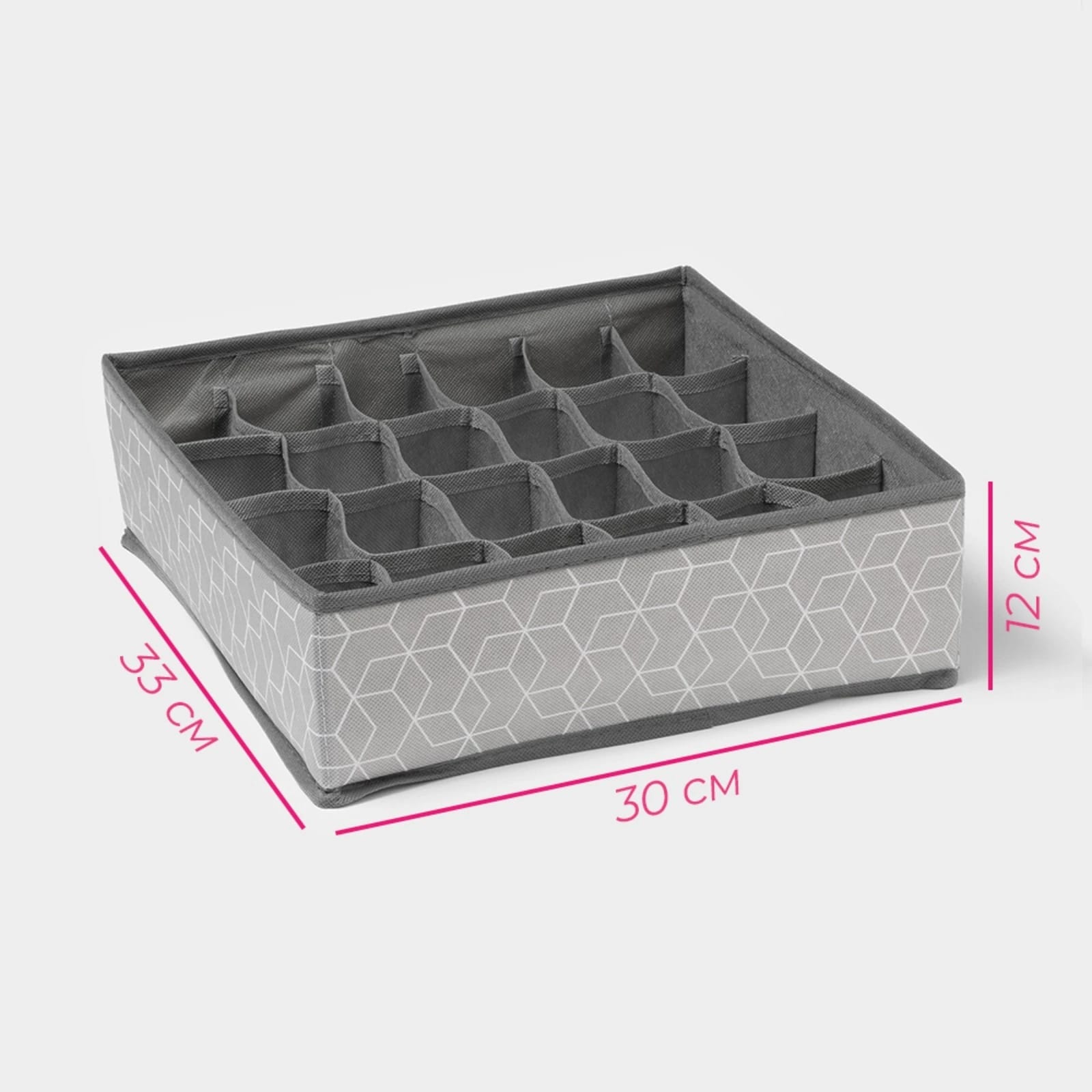 Органайзер для белья 24 ячейки "Фора", 30х33х10 см  7530150, норма - фото 4