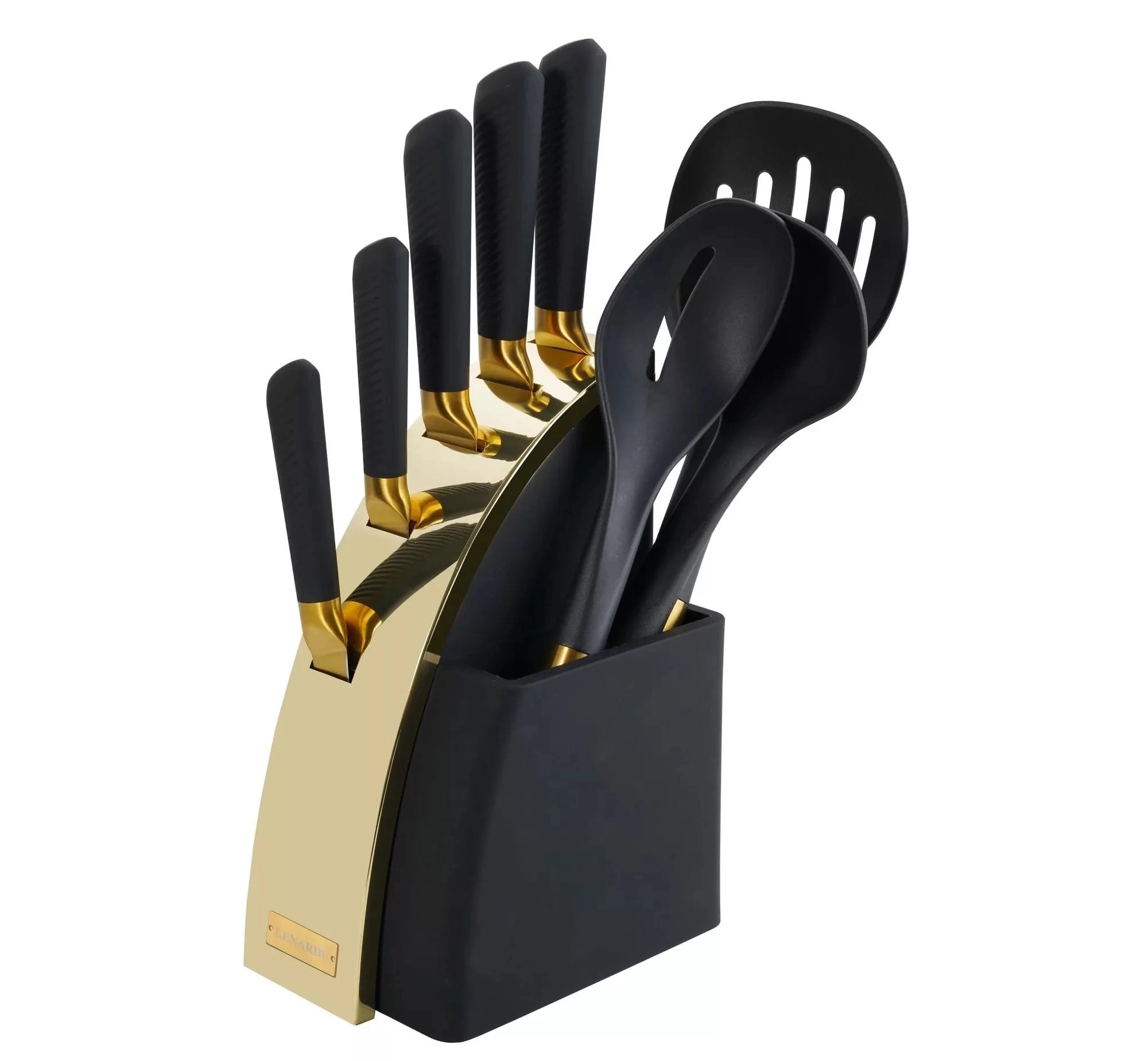 НАБОР НОЖЕЙ И КУХОННЫХ ПРИНАДЛЕЖНОСТЕЙ 8 ПР. НА ПОДСТАВКЕ (Х6) (АРТ.195-003), норма - фото 1