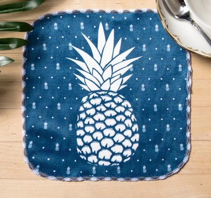 Полотенце микрофибра "Ананас" 20х20 см, 400 гр/м2   3469087, норма - фото 1