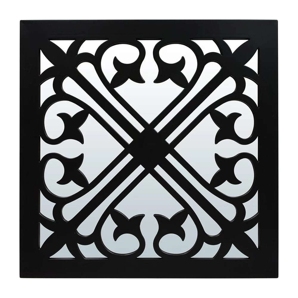 Зеркало декоративное "Генуя", черный, 40*40 см /6, норма - фото 1