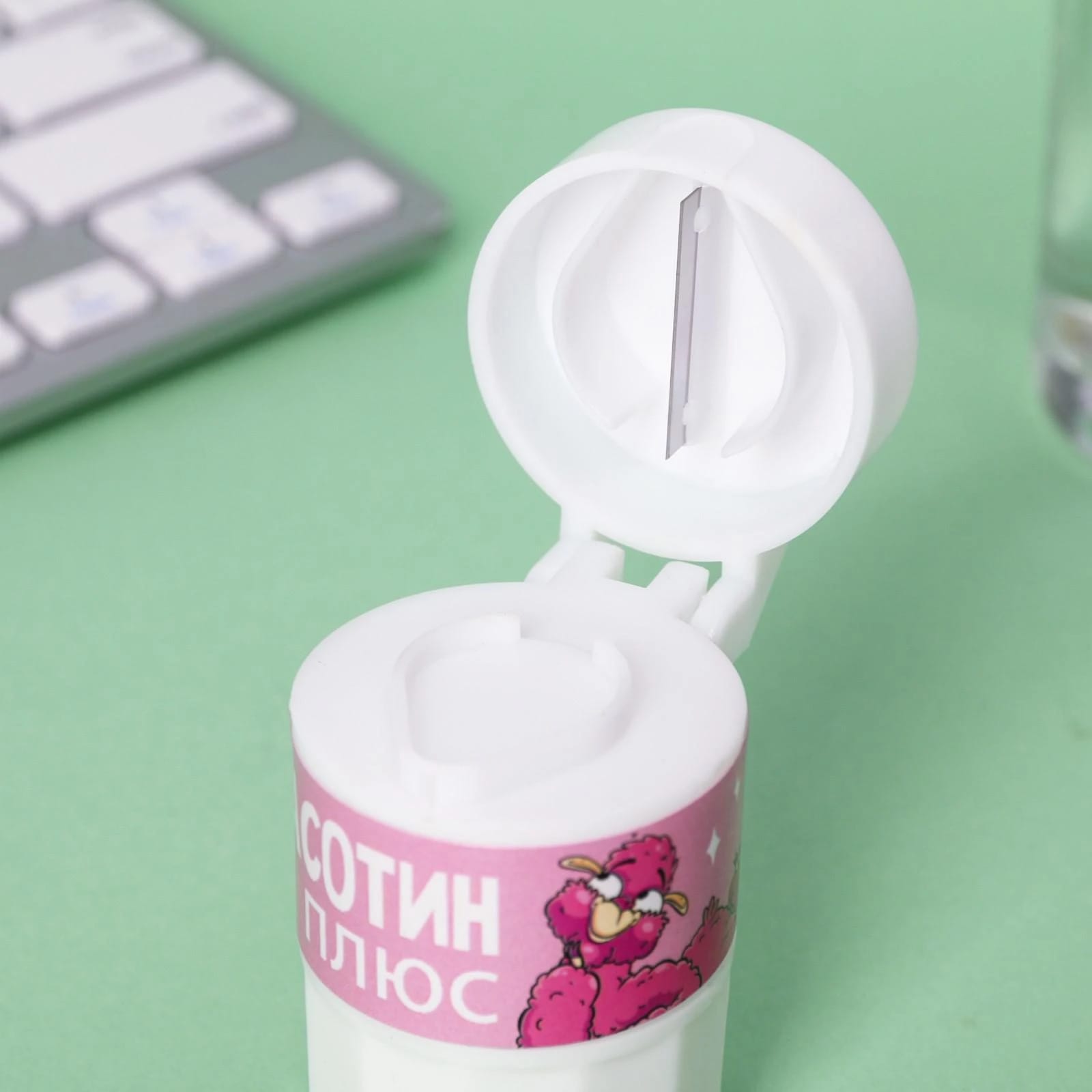 Таблетница с резаком "Красотин плюс" 4х6,5 см  5469104, норма - фото 3