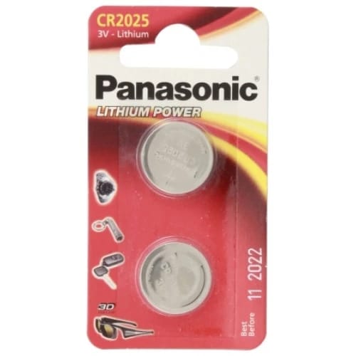 Элемент питания PANASONIC CR2025 BP-2 (2шт.), норма - фото 1