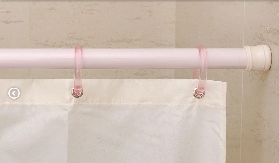 Карниз для занавесок 140-260 см, диаметр 22/25 мм pink, норма - фото 1