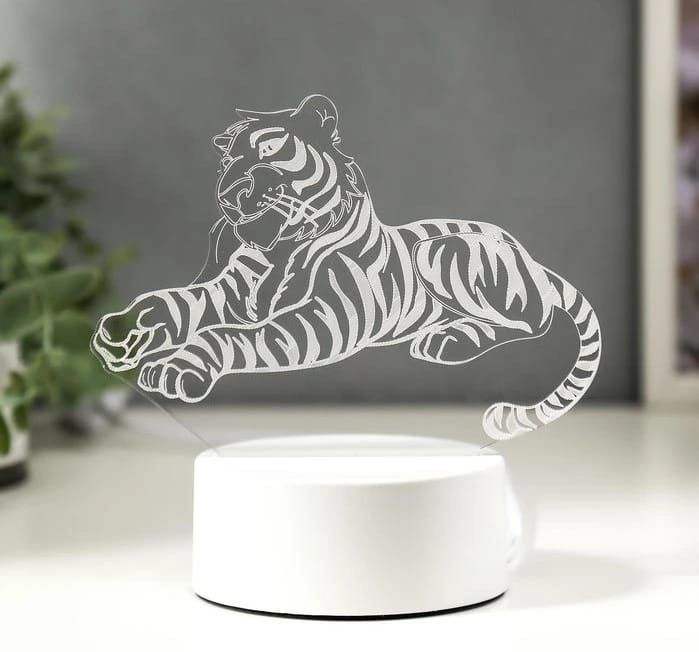 Светильник "Тигр" LED RGB от сети  4814581, норма - фото 1