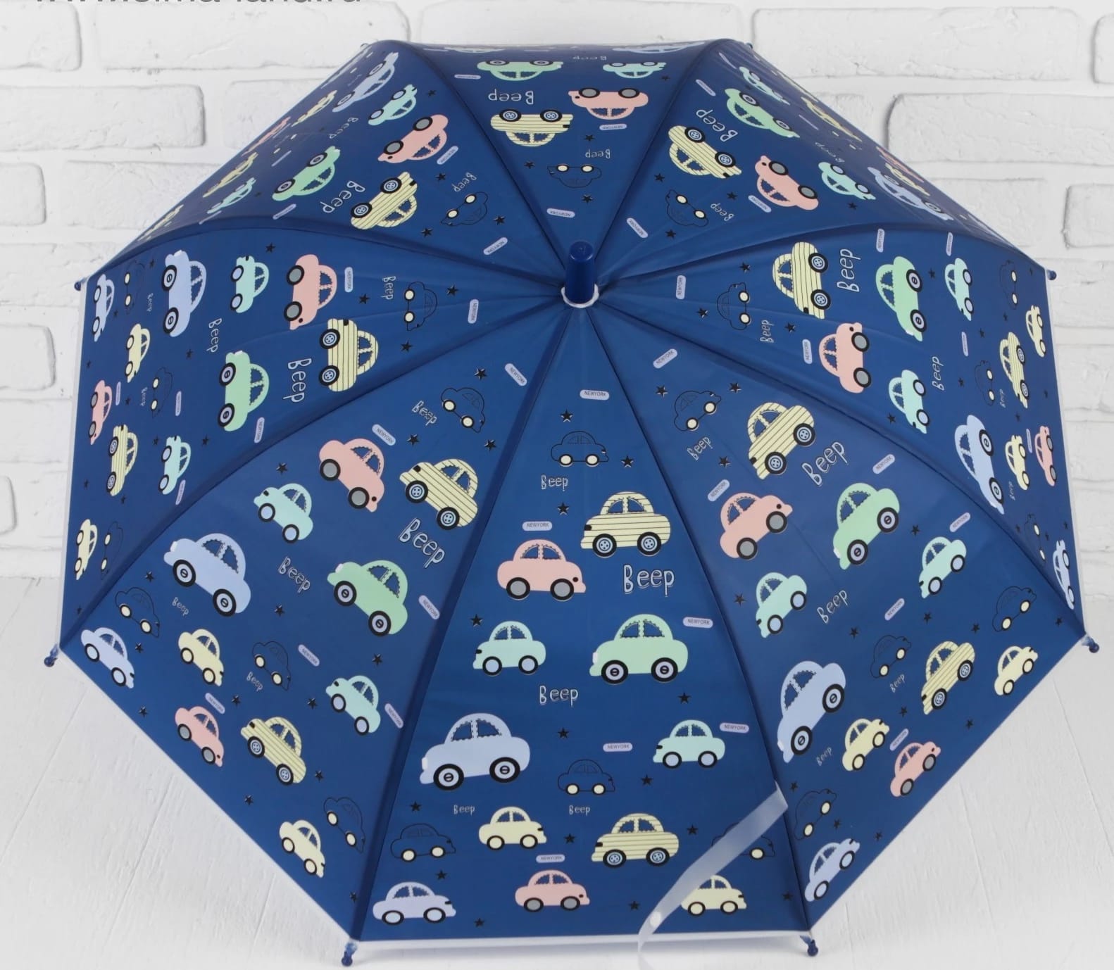 ЗОНТ ДЕТСКИЙ "ТРАНСПОРТ" 80*80*65 СМ МИКС   4289168, норма - фото 2