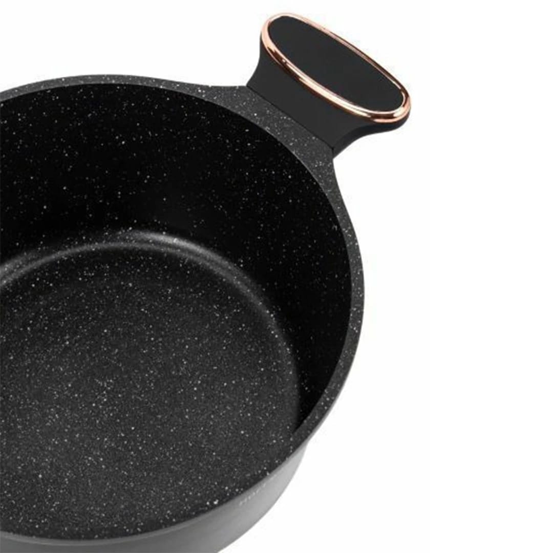 Набор кастрюль 6 предм. (2,5 л/20 см, 4,2 л/24 см, 6,3 л/28 см), черн., индукция (арт.НМ 9455), норма - фото 6