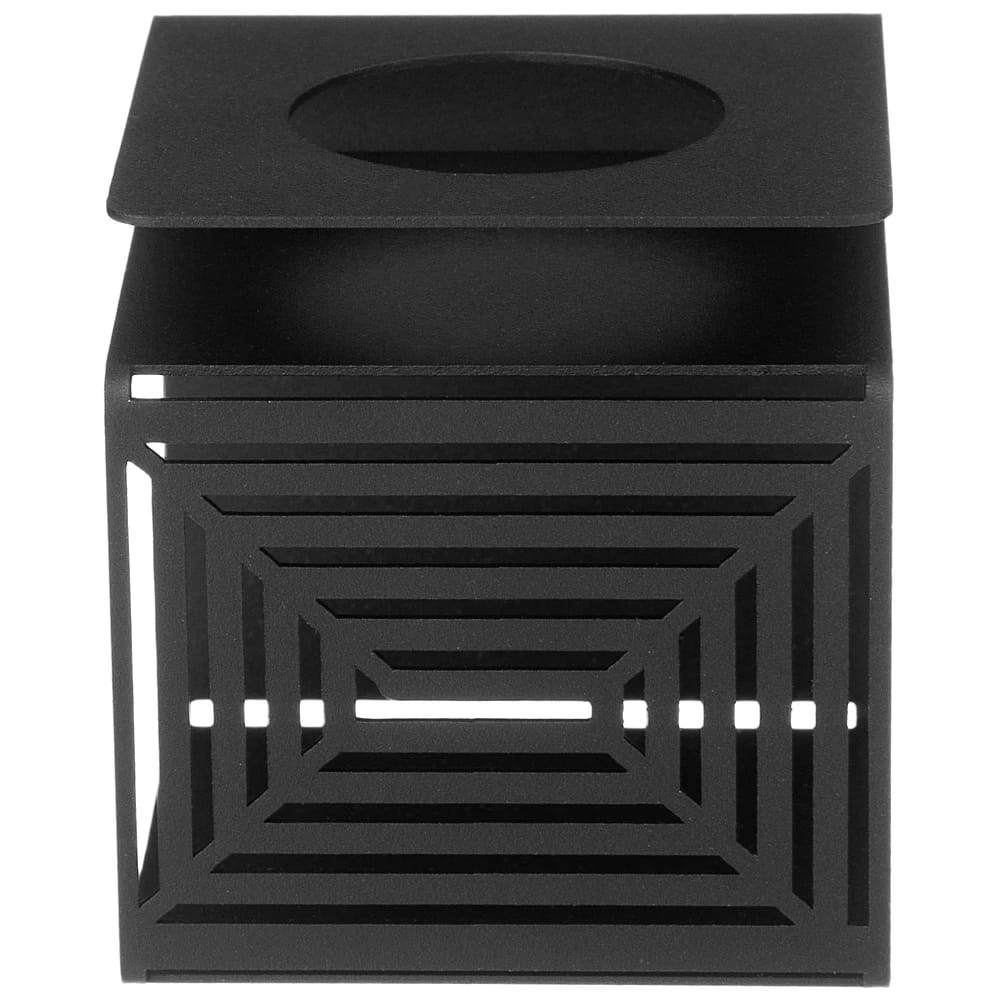 Подсвечник "Лабиринт" 7*7*7,5 см, черн. (арт. 898-176), норма - фото 2