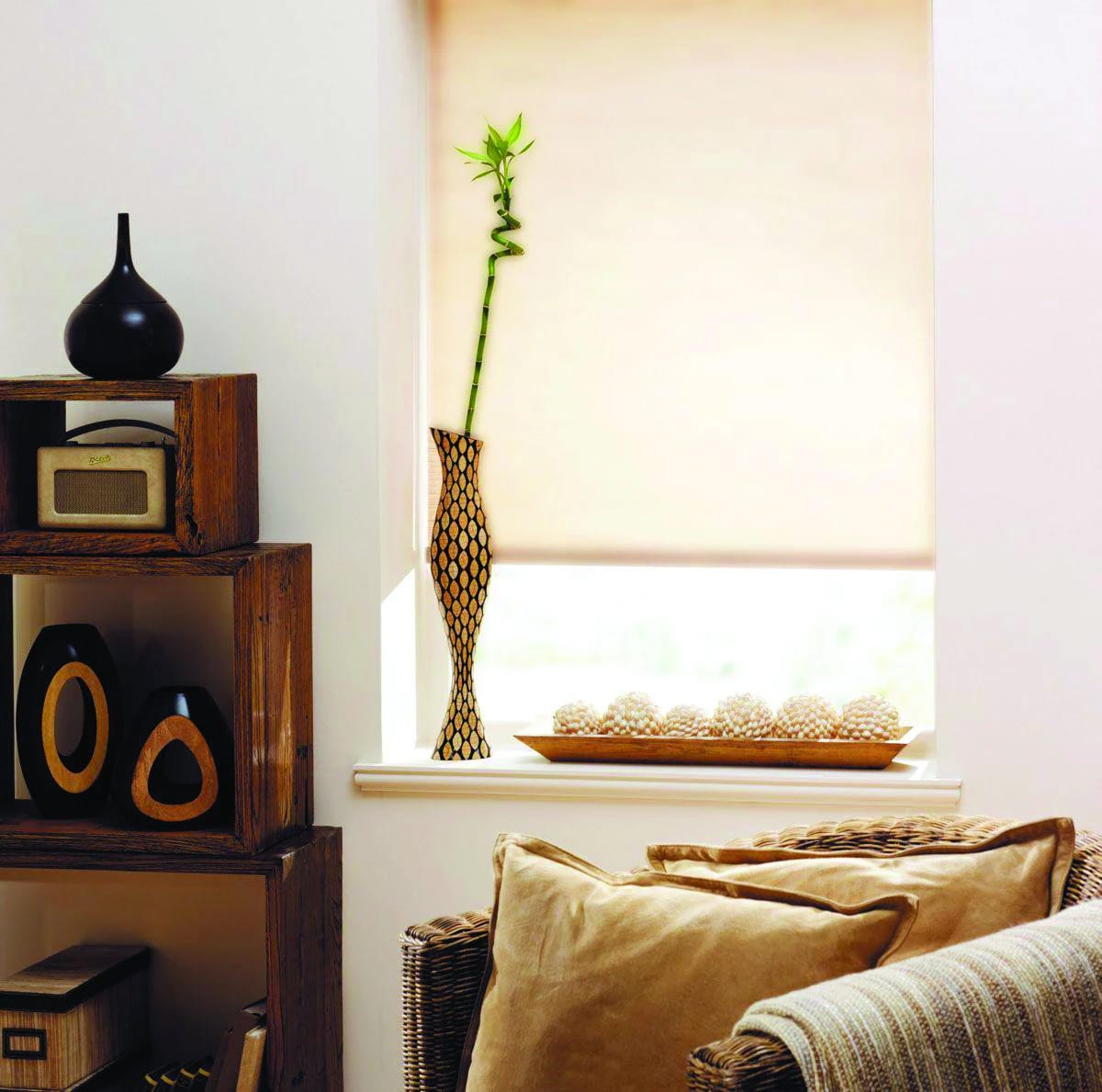 Миниролл цвет 409 бежевый лен 52х170см, норма - фото 1